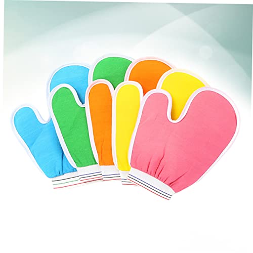 Healvian 5 Pçs Luva Esfoliante Corporal Luvas Infantis Esfoliante Corporal Luva Esfoliante De Banho