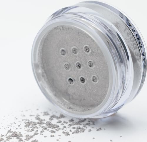 Pure Ziva Funky Frost Silver Grey Metallic Mineral Single Loose Powder Eyeshadow