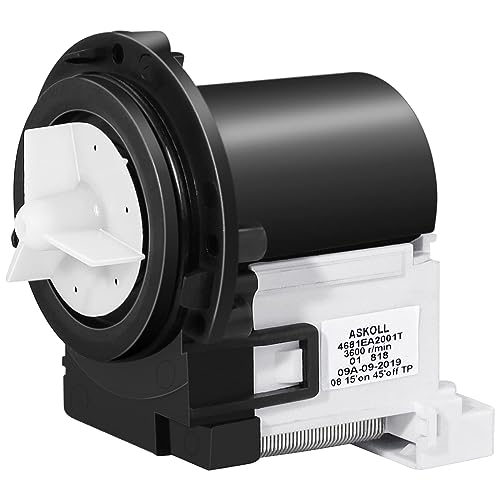 4681EA2001T WM8000HVA WM8100HVA WM2077CW WM3260 WM3370HWA WM4370HKA Washer Drain Pump Motor OEM for LG&Kenmore Washing Machine WM3170CW WM2101HW WM3670HW...