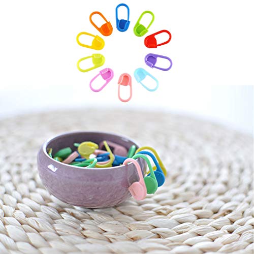 381 Pieces Stitch Ring Markers And Colorful Knitting Crochet Locking Counter Stitch Needle Clips + Weaving Tools Knitting Kits With 3 Storage Boxes #TOP5