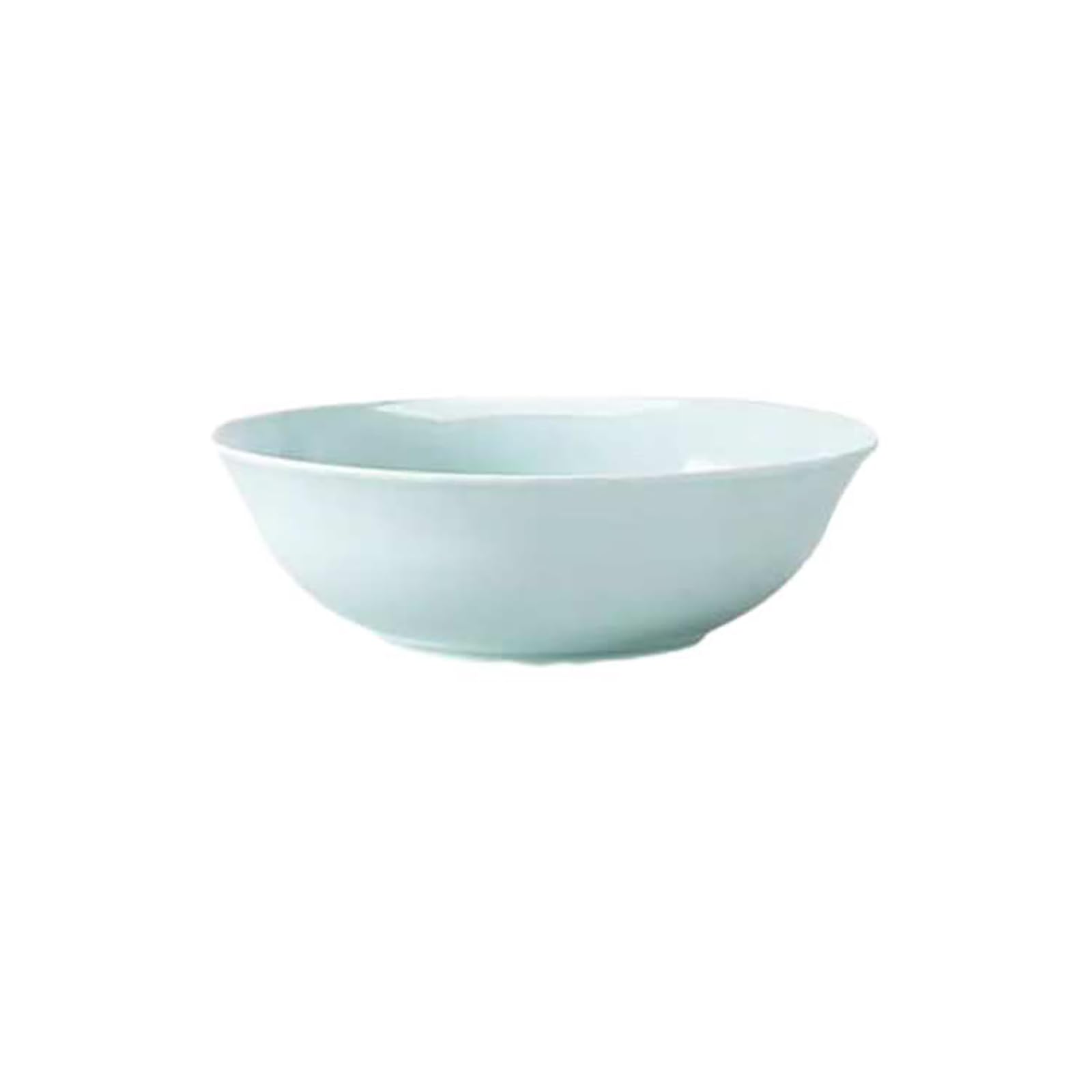 Vaisselle en porcelaine blanche et bol bleu ombre de 22,9 cm de diamètre