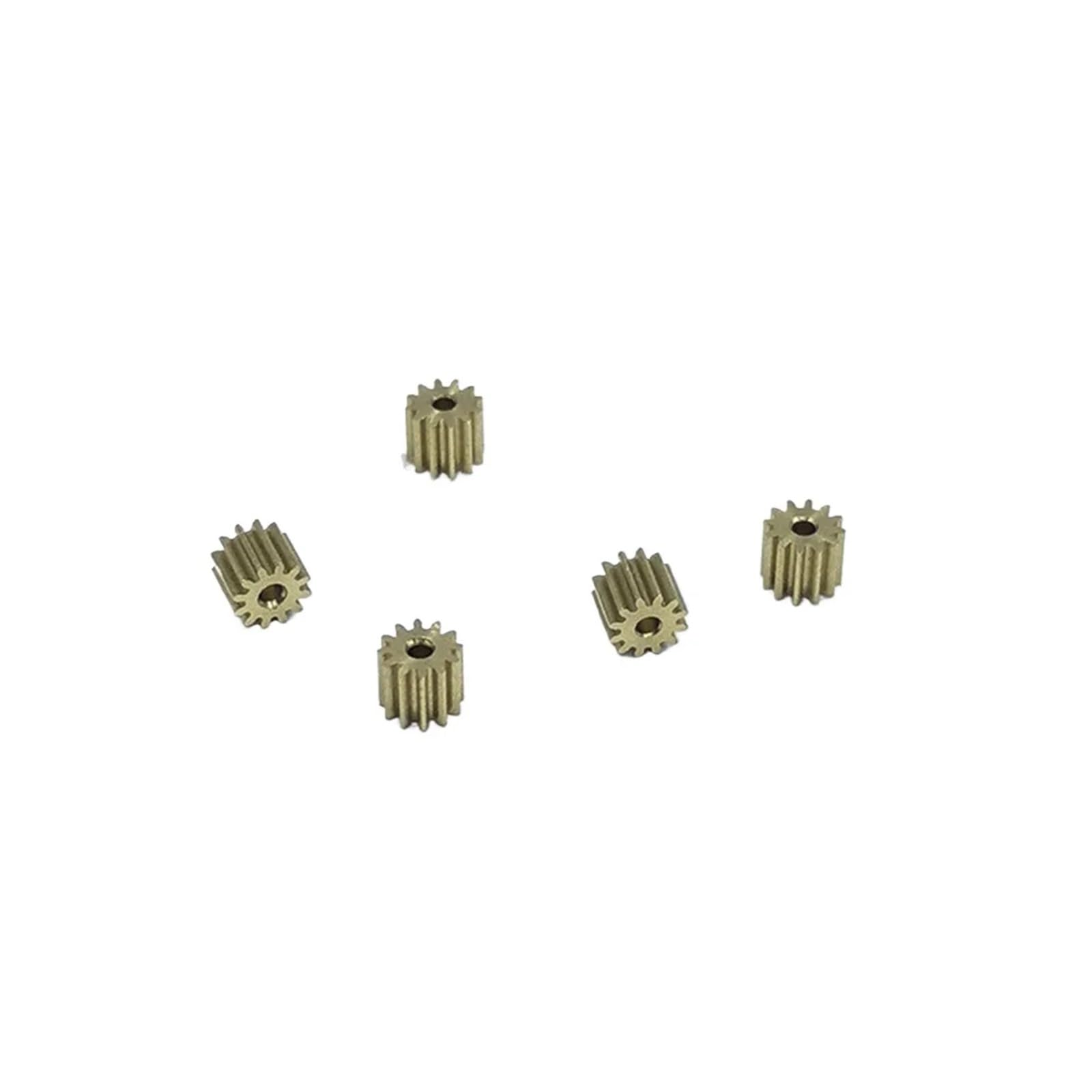 HSMQUBDBX 5pcs/lot 0.25 Modulus Teeth Metal Copper Gear for Spindle Transmission Gear Fit 1mm Shaft 14T