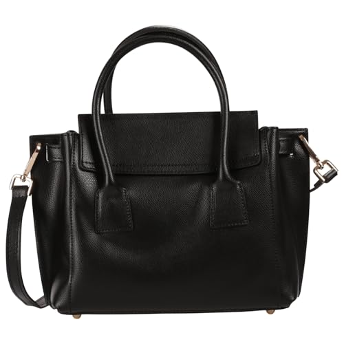 Sac à main noir compact OTT848HS1 taille M avec base stable 8cm - 5
