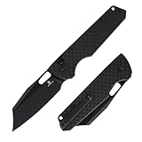 BESTECHMAN Folding Pocket Knife, D2 High-Carbon Steel Utility Knife for Camping, Hiking, Unboxing, EDC & Outdoor