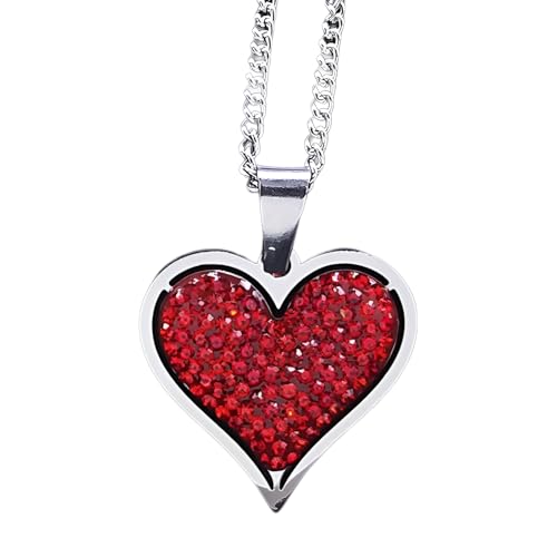 Collier coeur pavé noir pour rayonner en soirée ou sublimer un look de bureau