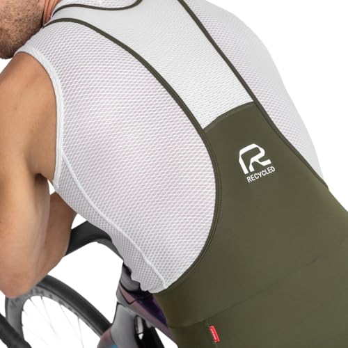 SIROKO - Culotte Reciclado de Ciclismo Basil - M - Verde - imagen 4