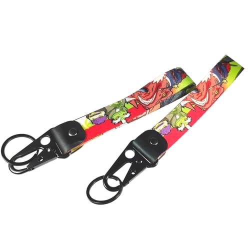 Image of 1Pack Anime Keychian,Japanese Culture Motorcycle & Auto Key Tags Jet Tag for Car Scooter Keys (AK-9-02-A)