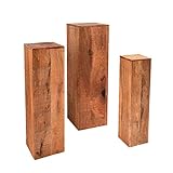 holzstamm kaufen dresden Das Set besteht aus drei unterschiedlich großen Säulen, welche sich zusammen oder separat stellen lassen und mit Wohnaccessoires oder Blumen dekoriert werden können