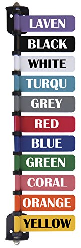 Colortrieve Color-Coded End Tab Alpha Label, 