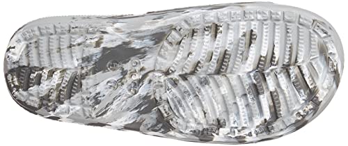 Image of Crocs Unisex Adult ClassMarbleSlid Grey Slipper (206879-0ES)