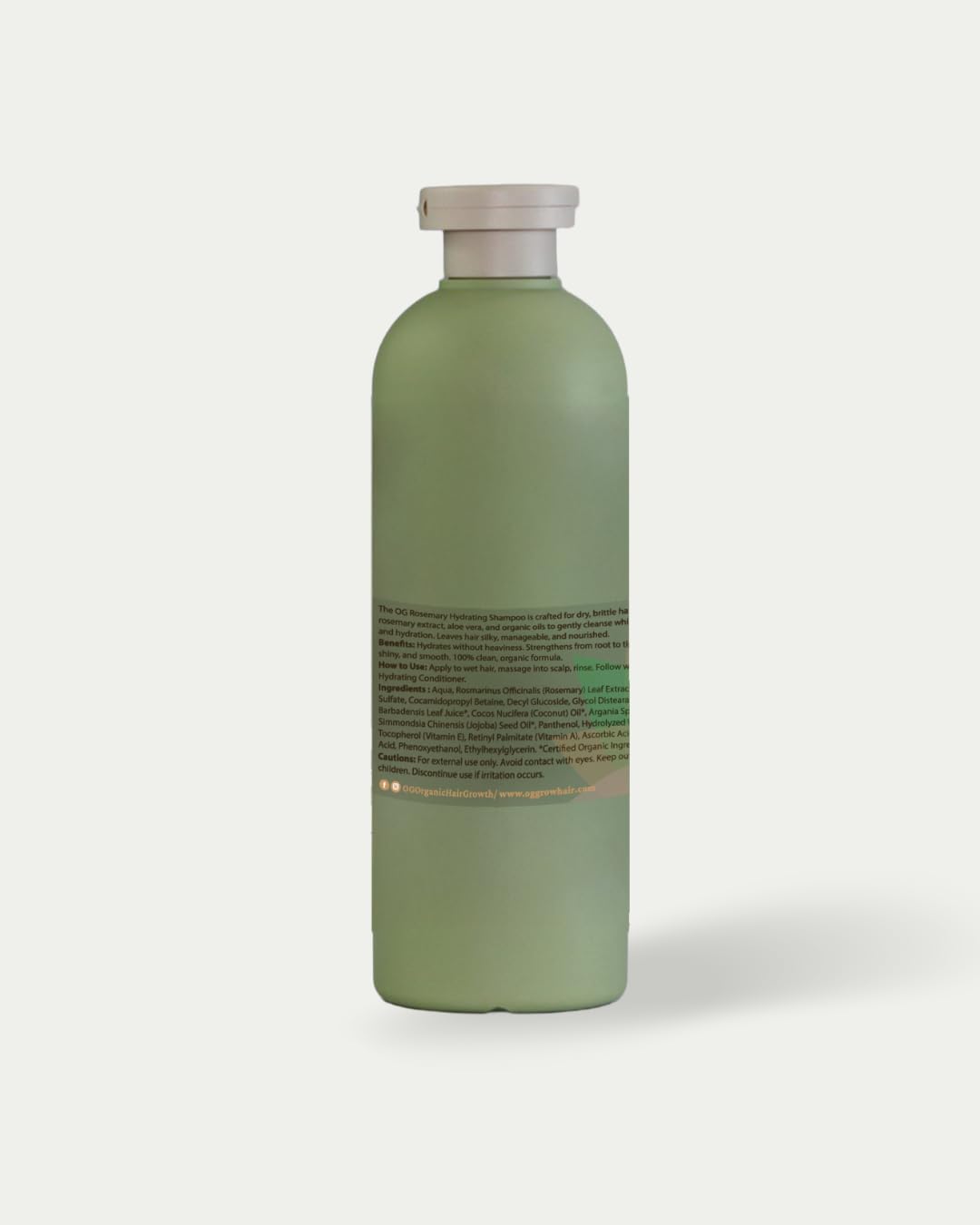 OG Rosemary Hair Growth Shampoo – Strengthening & Anti-Frizz, Balancing Formula for Oily to Normal Hair, Natural Oils & Rosemary Extract, 13 4oz