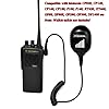 HYSHIKRA Reinforced Cable Large Size Shoulder Microphone, Remote Speaker Mic PTT for Motorola DP1400 CP040 GP280 GP300 GP88 Walkie Talkie Radio 2 Way Radio #5