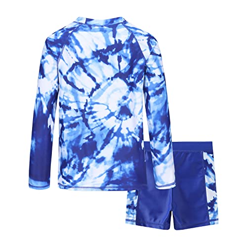 Girls Rash Guard Set for Girls Long Sleeve Swimsuits Hawaiian Two Piece Bathing Suits Swimwear Set2
