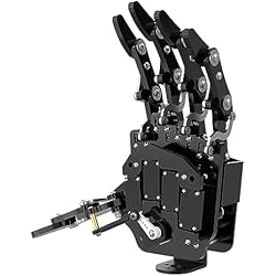 Robot Hand Five Fingers Solely Movement Bionic Robot Mechanical Arm DIY, Left Hand