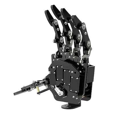 Robot Hand Five Fingers Solely Movement Bionic Robot Mechanical Arm DIY, Left Hand