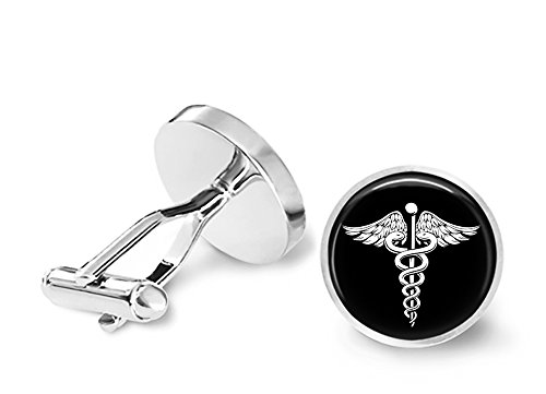 Gemelos Médico MD Doctor miniatura 1