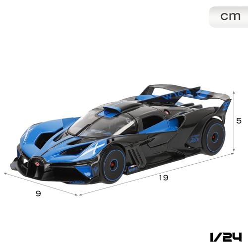 Maisto - Bugatti Bolide, Blu E Nera - Scala 1:24 - 3