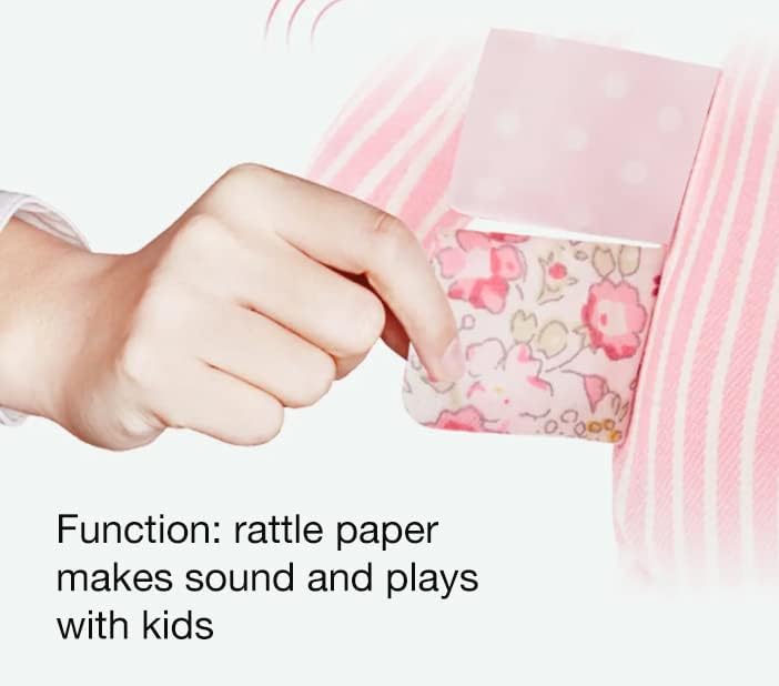 Miniatura 6 de Manon des Pres Conejo de peluche de conejito de peluche. Muñeca de tela 100% algodón para niños recién nacidos. Regalos para dormir para niños y