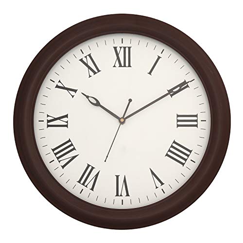 Ecraftindia Brown Round Wooden Wall Clock #TOP5