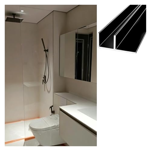 Rail profond fixe personnalisable pour sécuriser une douche en verre - 2
