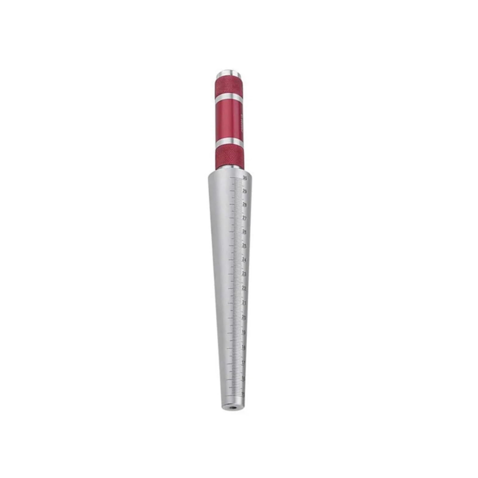 Calibres de espesores Calibre cónico de Soldadura - Diámetro Interior 15-30 mm Calibre cónico Calibre de Orificios de Soldadura Regla Herramienta de medición