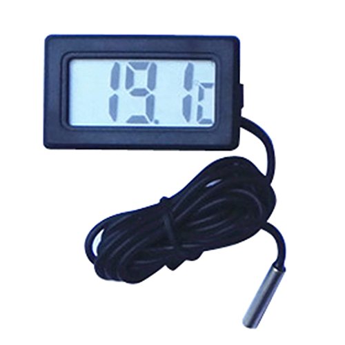 LtrottedJ 1M Thermometer Temperature ，Meter Digital LCD Display