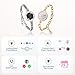 TOTWOO Touch Bracelets for Couples, Vibration & Light up for Love Couples Long Distance Relationship Gifts for Girlfriend Bluetooth Pairing Jewelry