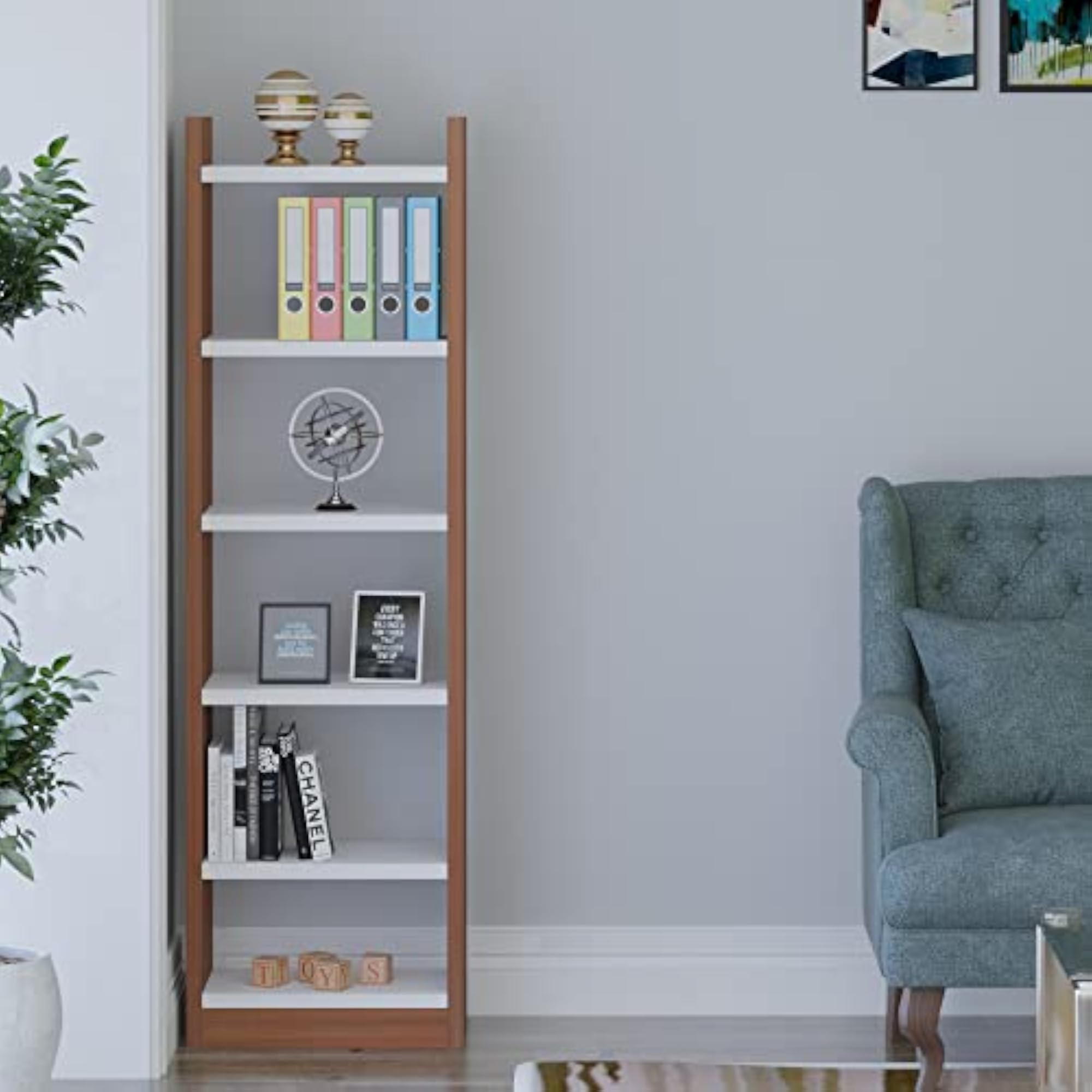 Engineered Wood Bookshelf for Home Decor