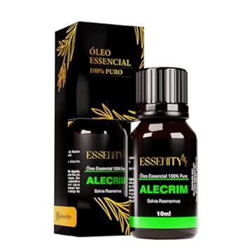 Óleo Essencial de Alecrim Premium 100% Puro - Estimula Concentração, Foco, Relaxamento e Bem-Estar, Ideal para Aromaterapia, Massagem e Difusores, Vegano e Cruelty-Free - 10ml ESSENITY