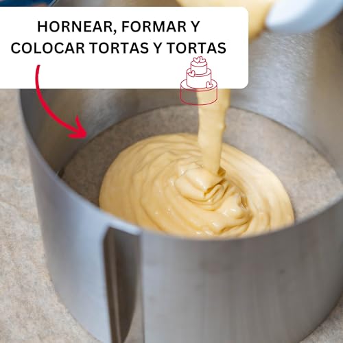 Molde para tartas regulable Westmark para evitar desbordes al hornear 3
