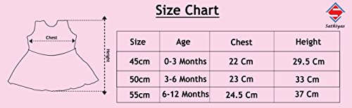Image of Sathiyas Baby Girls A-Line Hosiery Cotton Dresses (Multicolor, Set of 5)