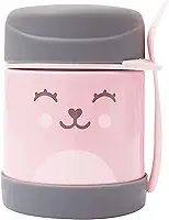 Buba Pote Termico C/Colher - Gumy Rosa Buba Rosa