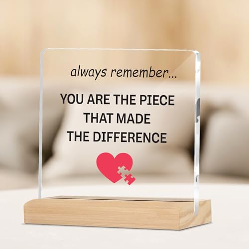 Image of Giftplease Mentor Plaque with Wooden Stand Personalized Gift for Mentor, Coach, Teacher, Appreciation Keepsake, Clear Desk Decor, Inspirational Thank You Gift, Office Table Display MP 78