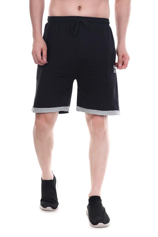 navii clothing Men’s Cotton Shorts for Gym Workout & Casual Wear | Short Pant for Men | Breathable Lightweight Fabric | Running Sports Yoga Shorts | Beach Summer Everyday Wear-picture-29