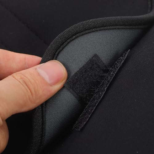 Bolsa de neopreno para lentes de cámara digital Alipis funda negra de protección suave 5