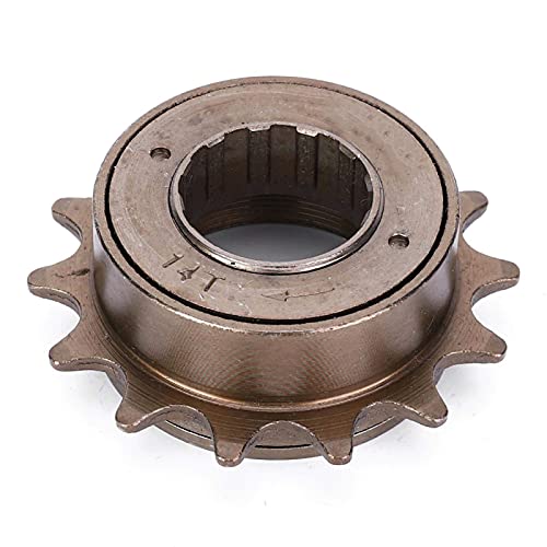 Piñón Bicicleta, 14 Dientes, Diseño Single Speed, Accesorio Versátil para Carretera, Montaña y Plegable