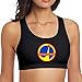 Produktbild go afk plz Damen Sport BH Intercosmos Logo Yoga Weste Fitness Tanktops