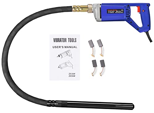 Seeutek Hand Held Concrete Vibrator 1500W Electric Vibrator 13000 Vibrations Per Minute #TOP3