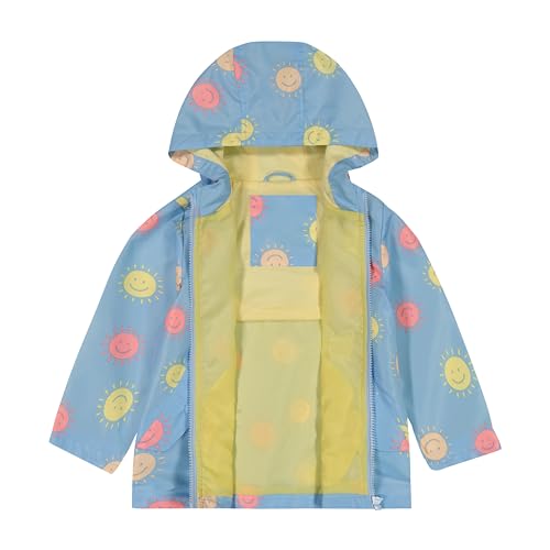 Image of Cater's Baby Girls' Cute Thing Rainslicker Rain Jacket, Pink Sherbet, 12 Months