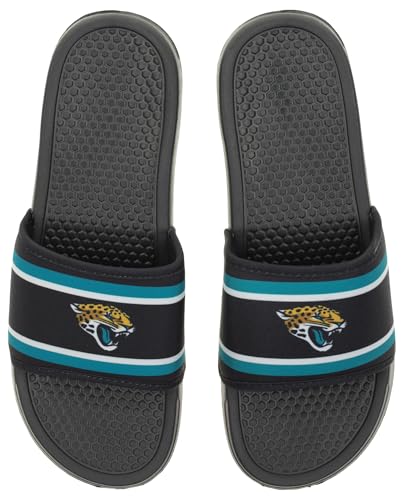 Image of FOCO NFL Team Printed Slide Sandals - Officially Licensed Football Fan Footwear for Comfort & Style