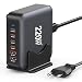 Produktbild USB C Ladegerät Mehrfach, 220W 6-Port Ladestation4 USB C+2 USB A Hub Schnelles Kompaktes GaN Stromadapter, PD USB C Netzteil + QC USB A Charger USB C Kompatibel mit iPhone/ipad/Samsung/Pixel/Laptop