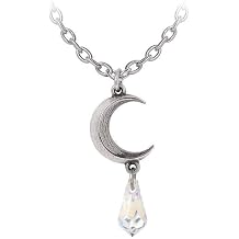 Alchemy Gothic Tears of The Moon - Crystal Pendant
