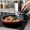 Molain 11 Inch Silicone Flexible Cooking Fork, Heat Resistant Food Forks, Dinner Fork Spatula Nonstick Blending Forks Dishwasher Safe Kitchen Utensil for Stirring Mixing Mashing