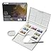 Winsor & Newton Professional Watercolor Paint Set, Field Box, 12 Half Pans,White