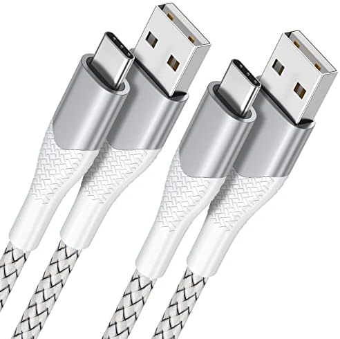 USB C Charger Cable, [2M 2Pack] Type C Charger Cable Fast Charging USB to USB C Cable Lead for Samsung Galaxy A12 A13 S21 S20 Fe S10 S9 S8 A70 A53 A52 A51 A50 A40 A33 A32 A21s, Huawei P30 P20, Pixel 6