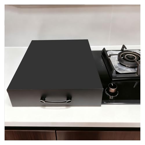 Carbon Steel Large Stove Cover, Stove Cover Made of Steel Protects Countertops for Countertops, Expanding Kitchen Space(40x50x9cm/15.75x19.69x3.54in)
