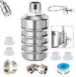 Auto Water Level Control Float Valve 1/2' 3/4' - 304 Stainless Steel, No Pump Needed for Water Tanks, Fish Ponds, Livestock Troughs, Hydroponics, Pool(1 Pack Short)