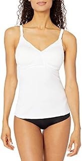 Playtex Women's Maternity Nursing Camisole with Built-in-Bra #4957, White, Medium
