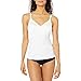 Playtex Women's Maternity Nursing Camisole with Built-in-Bra #4957, White, Medium
