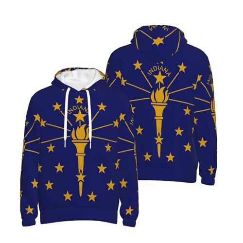 Sweat à capuche épais homme Indiana molletonné taille S à XXL